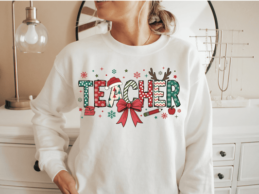 Sweatshirt de Noël Professeur