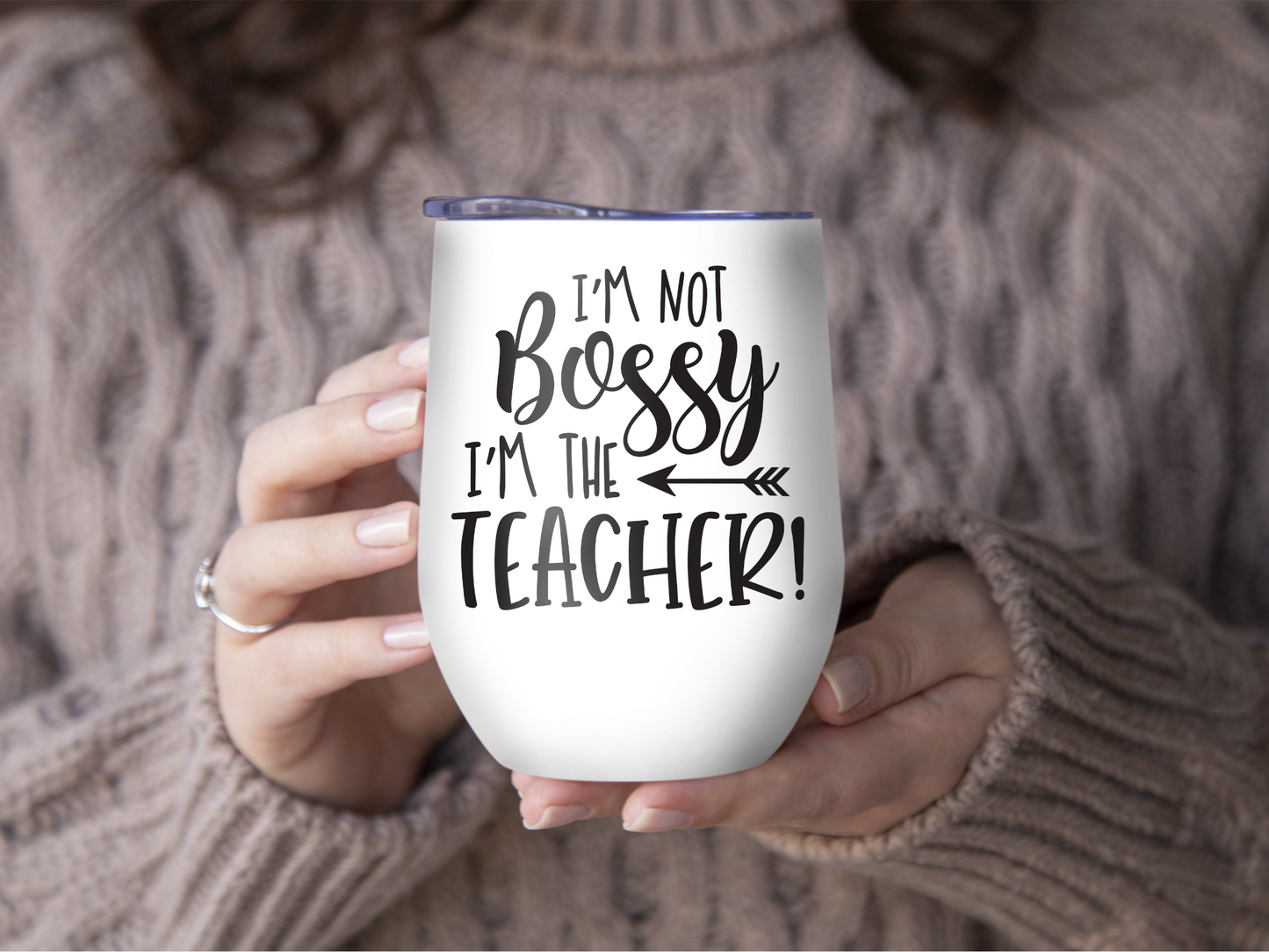 Tasse en Acier  Inoxydable I'm not Bossy I'm the Teacher