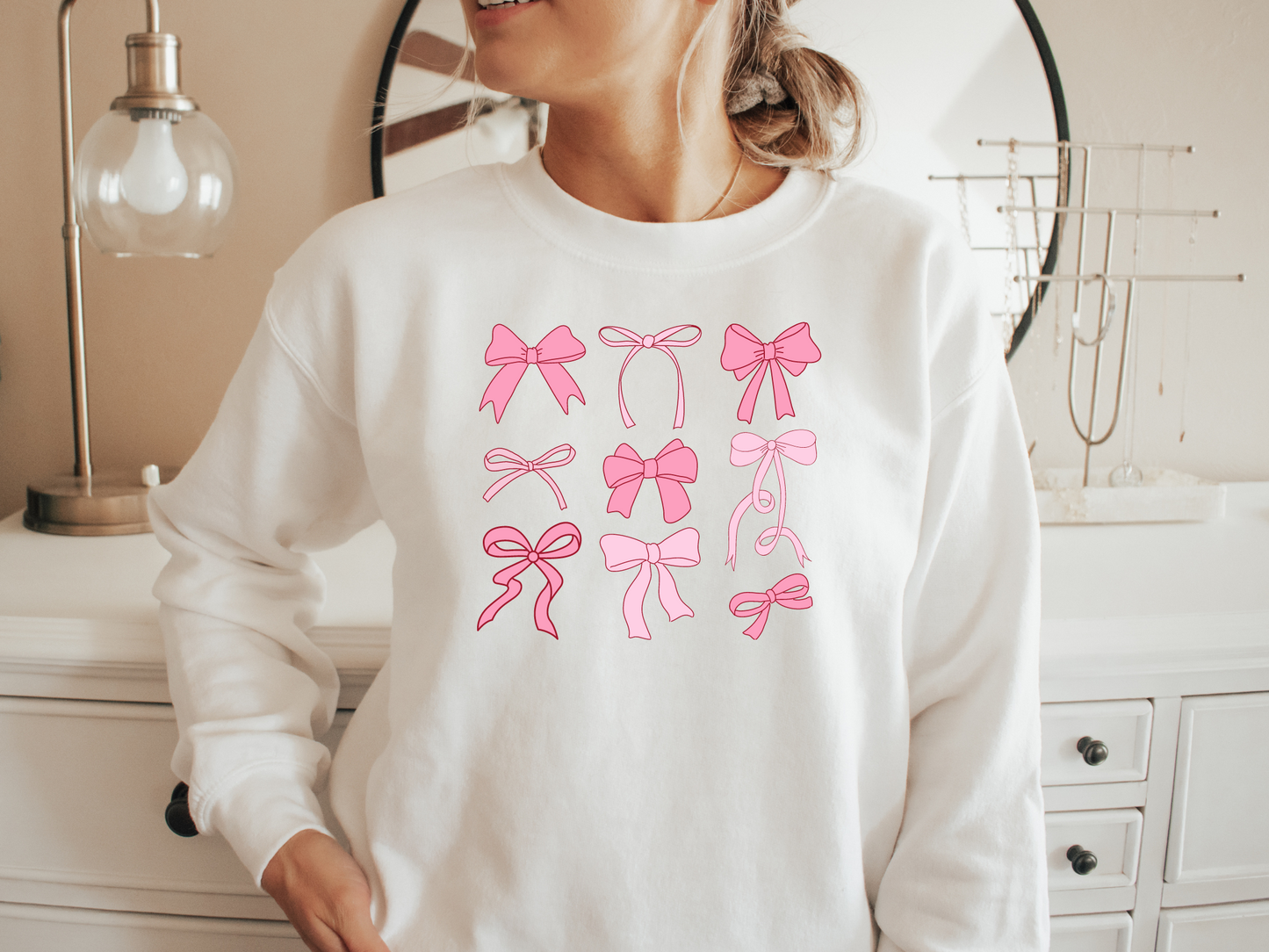 Sweat-Shirt Coquette Bow