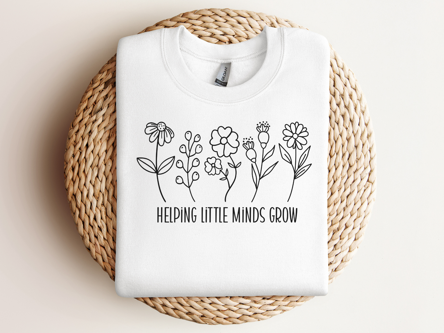 Sweat-shirt Unisex Help Little Minds Grow